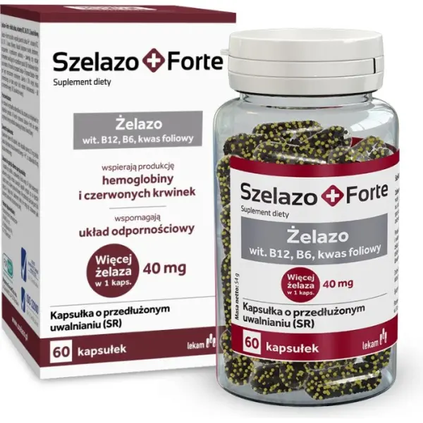 SZELAZO+ Forte, 60 kapsułek