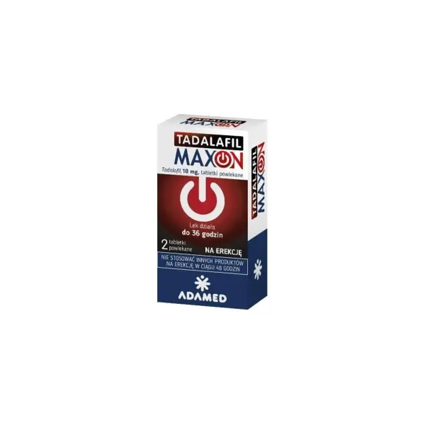 Tadalafil Maxon 0,01g 2 tabletki