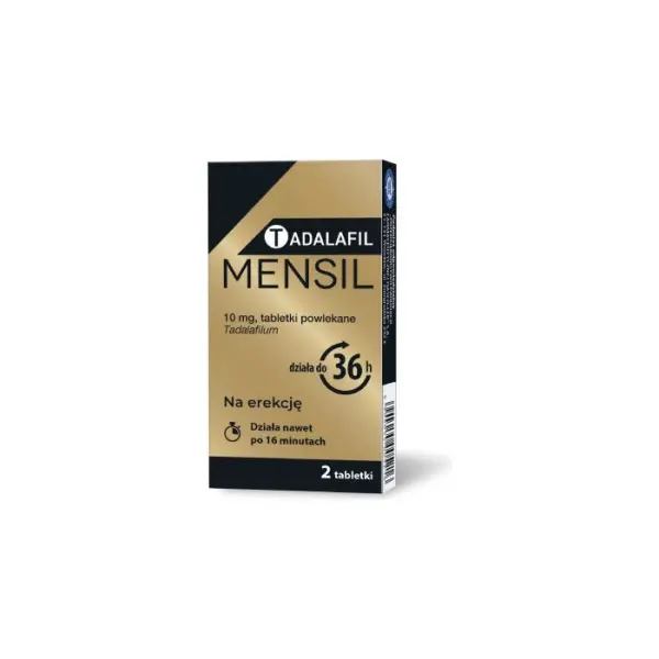 TADALAFIL MENSIL10 mg, 2 tabletki