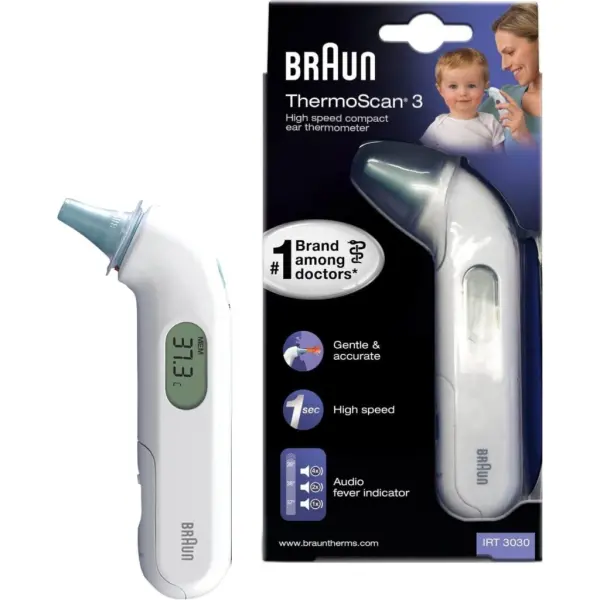 Termometr do ucha Braun IRT3030 Thermoscan 3
