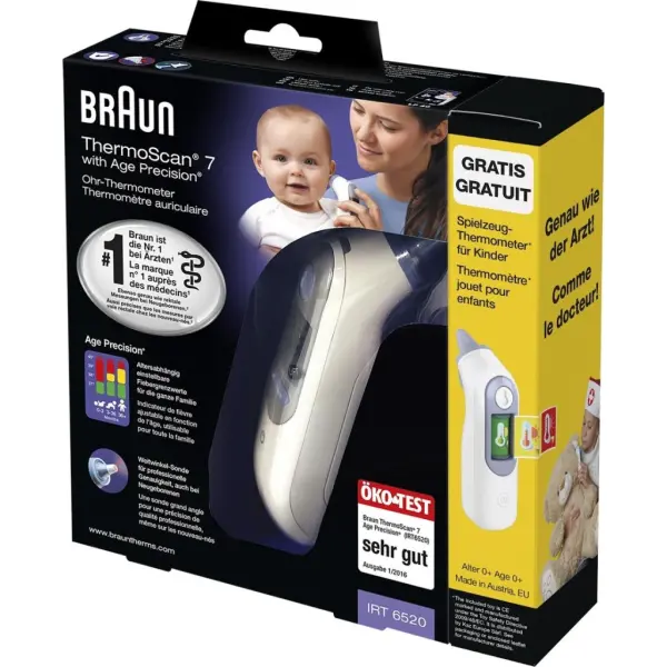 Termometr do ucha BRAUN IRT6520 Thermoscan 7