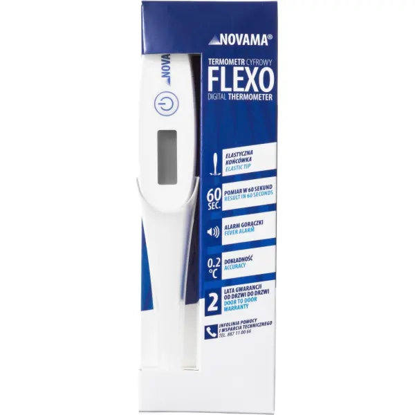 Termometr elektroniczny NOVAMA FLEXO 1 szt