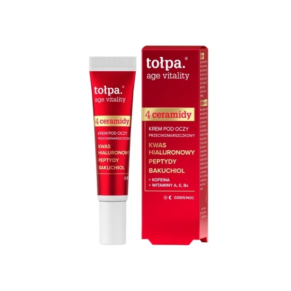 TOŁPA Age vitality krem pod oczy przeciwzmarszczkowy, 15 ml