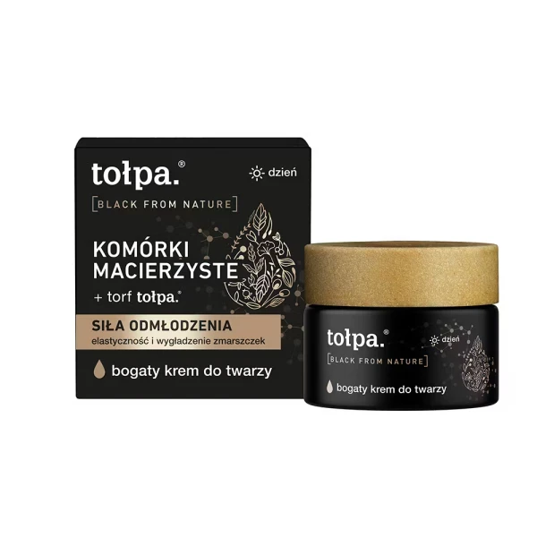 Tołpa Black From Nature Bogaty krem do twarzy, Na dzień, 50ml