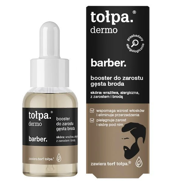TOŁPA DERMO BARBER booster do zarostu, 30 ml