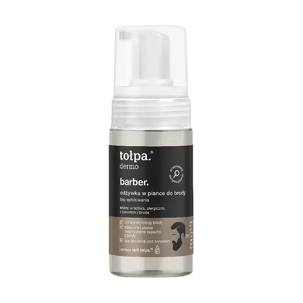 TOŁPA Dermo Barber Odżywka w piance do brody, bez spłukiwania, 100 ml
