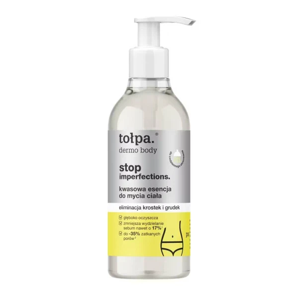Tołpa Dermo Body Stop Imperfections Esencja do mycia ciała kwasowa, 300 ml