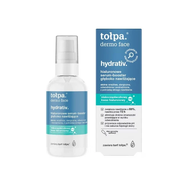 Tołpa Dermo Face Hydrativ hialuronowe serum-booster głęboko nawilżające, 75 ml