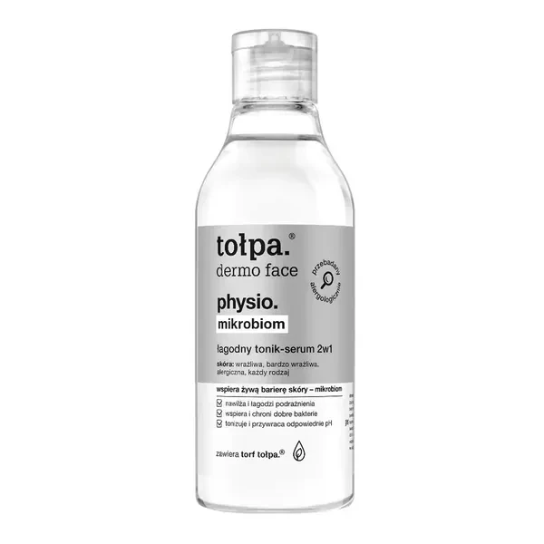 TOŁPA dermo face physio mikrobiom łagodny tonik-serum 2w1, 200 ml
