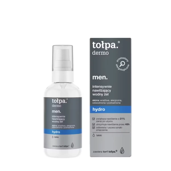 TOŁPA DERMO MEN HYDRO Intensywnie nawilżający wodny żel, 75 ml