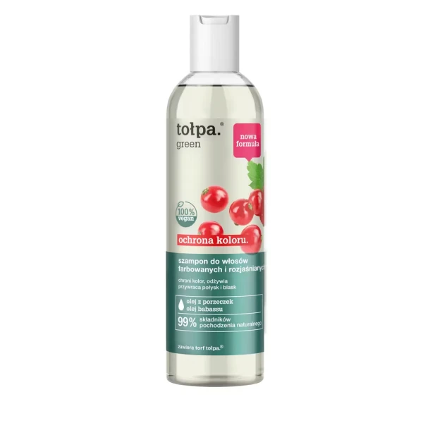 Tołpa Green Ochrona Koloru Szampon do włosów farbowanych i rozjaśnianych, 300ml
