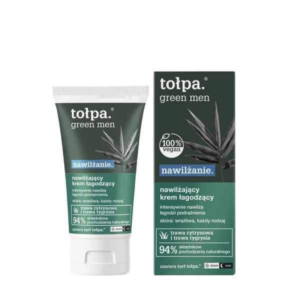 Tołpa Green Men Krem nawilżający łagodzący, 100 ml