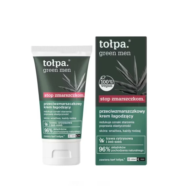 TOŁPA GREEN MEN Krem przeciwzmarszczkowy orzeźwiający, 50 ml