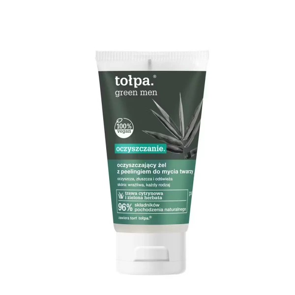 Tołpa Green Men Żel-peeling do twarzy oczyszczający, 150ml