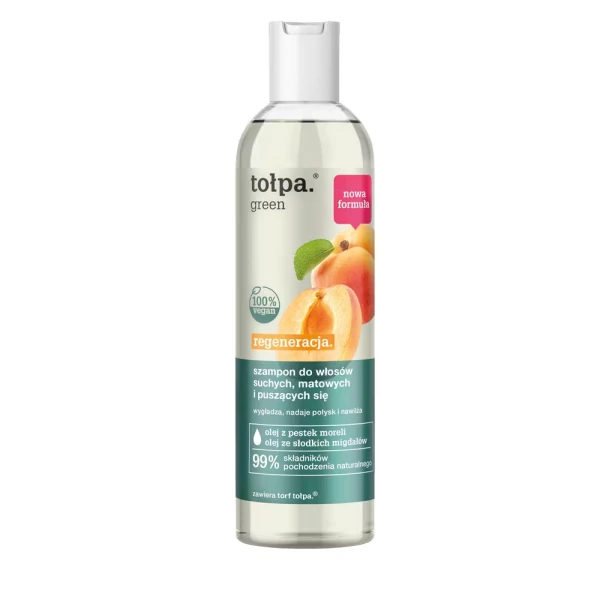 TOŁPA GREEN Regeneracja Szampon do włosów suchych, matowych i puszących się, 300 ml
