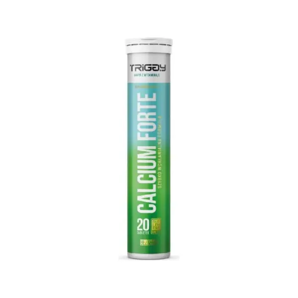 TRIGGY Calcium Forte smak pomarańcza, 20 tabletek musujących
