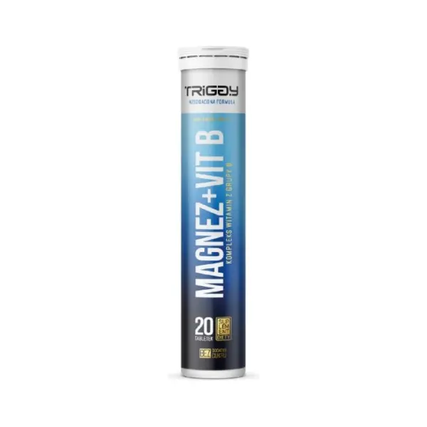TRIGGY Magnez + Vit B czarna porzeczka, 20 tabletek musujących