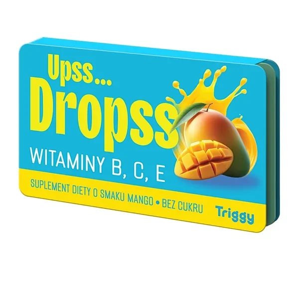 Triggy Upss Dropss smak mango, 15 szt.