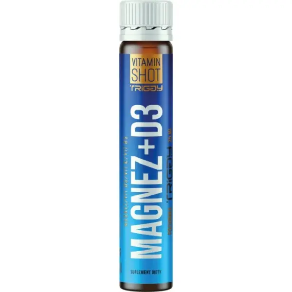 TRIGGY Vitamin Shot Magnez + D3 poziomka płyn, 1 ampułka