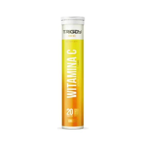 TRIGGY Witamina C smak pomarańczowy, 20 tabletek musujących