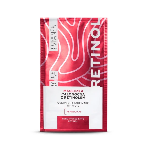 Vianek Hero retinol maseczka całonocna z retinolem, 10 ml