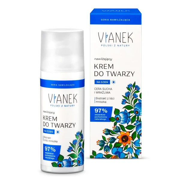 Vianek Krem do twarzy nawilżający na dzień, 50 ml