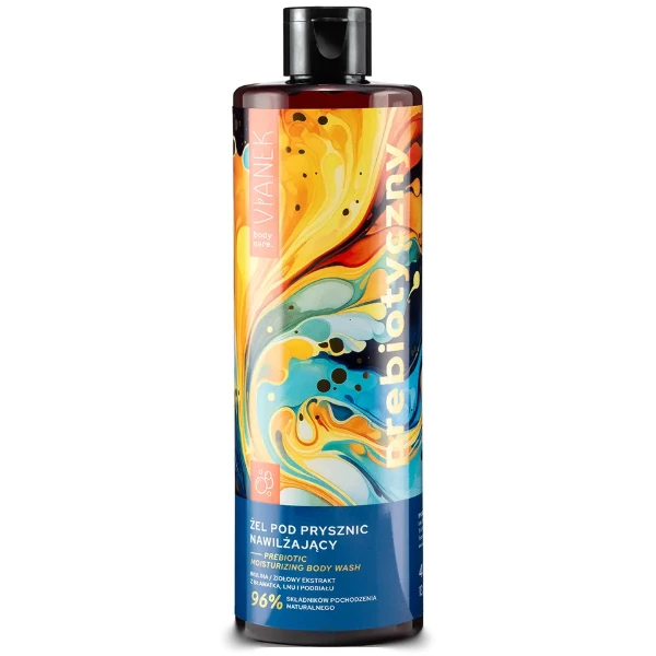Vianek Żel pod prysznic nawilżający prebiotyczny, 400 ml
