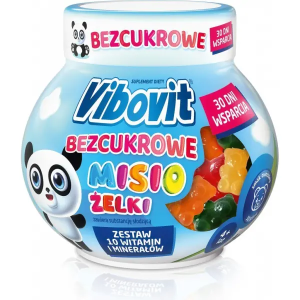 Vibovit Bezcukrowe Misio Żelki żelki 30 sztuk