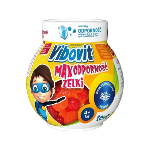 Vibovit Max Odpornosć Żelki 50 sztuk