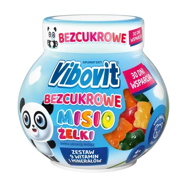 Vibovit Misio żelki smak owocowy bezcukrowe, 30szt.