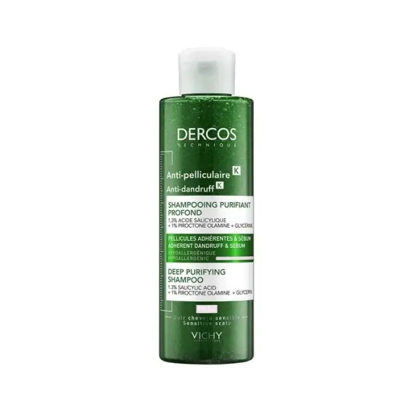 VICHY DERCOS K Szampon przeciwłupieżowy, 250 ml