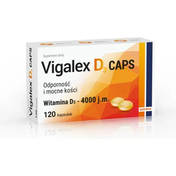 Vigalex D3 4000 j.m. 120 kapsułek miękkich
