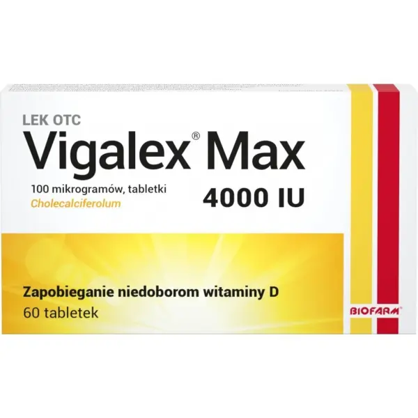 Vigalex Max witamina D 4000j. 60 tabletek