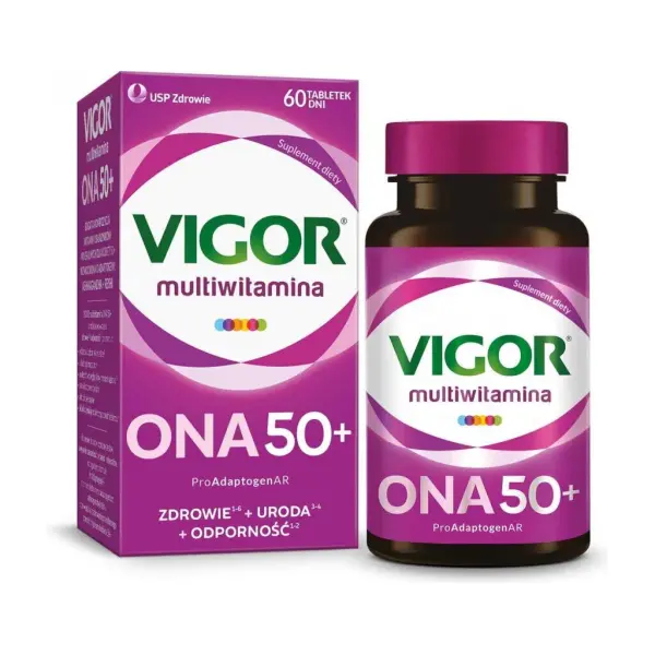 Vigor Multiwitamina Ona 50+ 60 tabletek