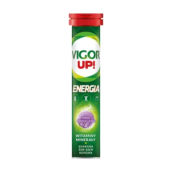 Vigor Up! Energia smak owoce leśne, 20 tabl.