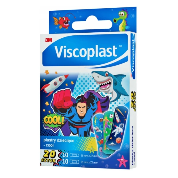 Viscoplast Cool Plastry dziecięce, 20 szt.