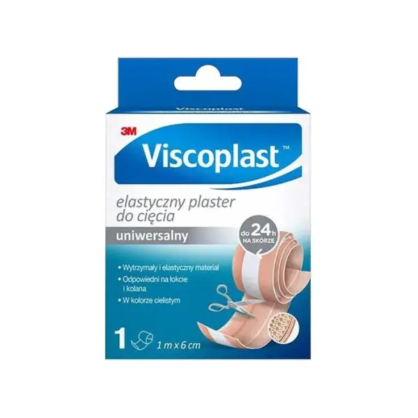 VISCOPLAST Elastyczny plaster do cięcia, 1 sztuka