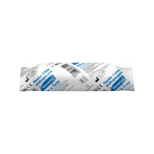 VISCOPLAST Opaska podtrzymująca dziana 4mx5cm, 1 sztuka