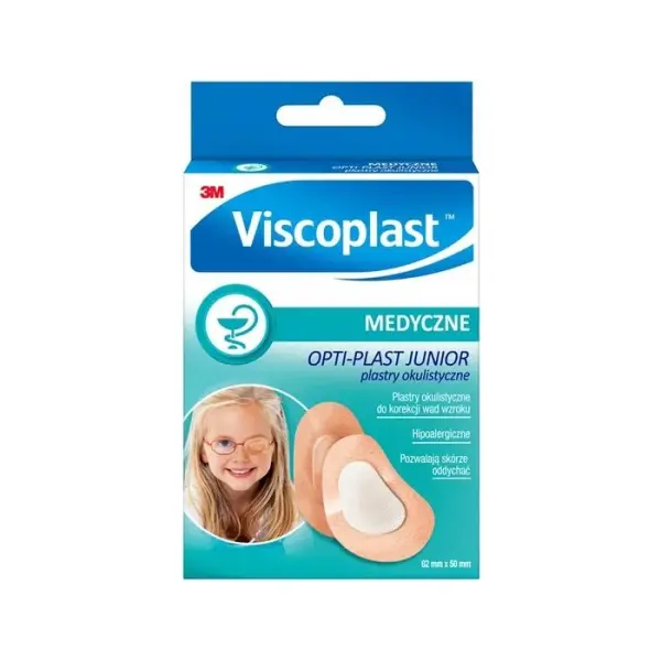 VISCOPLAST OPTI-PLAST plaster junior 62 x 50 mm, 10 sztuk