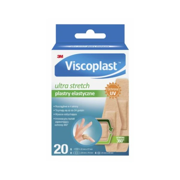 Viscoplast Ultra Stretch Plastry elastyczne, 20 szt.