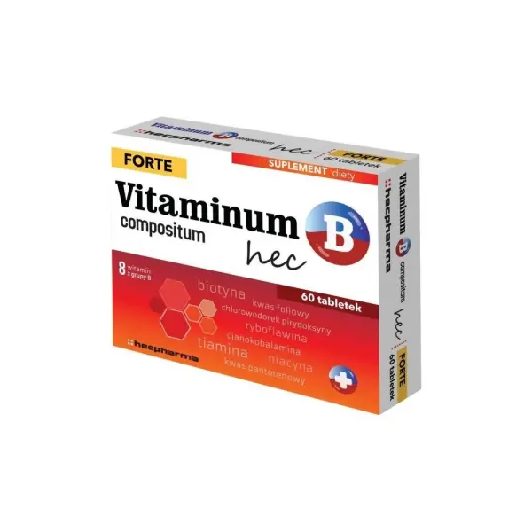 Vitaminum B compositum Hec Forte 60 tabletek
