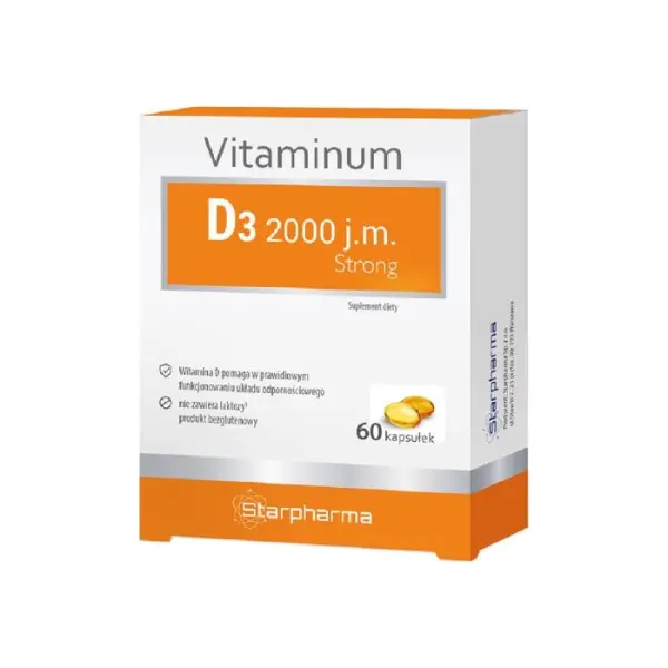 VITAMINUM D3 2000 j.m. Strong, 60 kapsułek