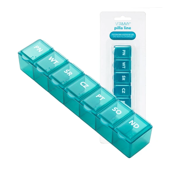 Vitammy Pilla Line Kasetka na leki tygodniowa 7 x 1