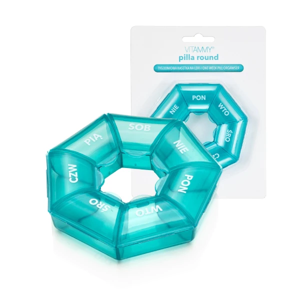 Vitammy Pilla Round Kasetka na leki tygodniowa