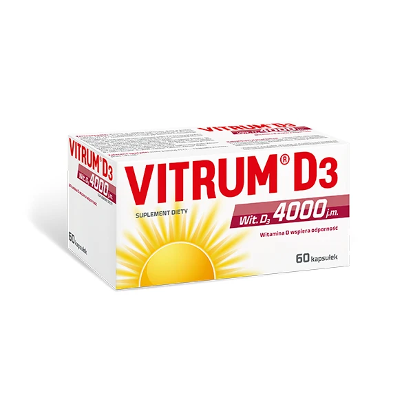 Vitrum D3 4000 j.m., 60 kaps.