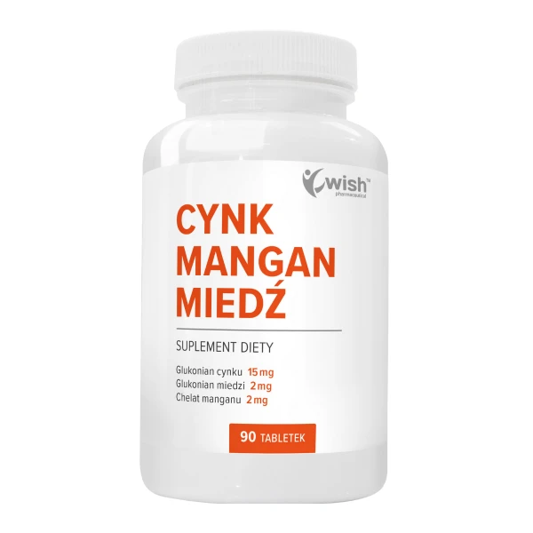 WISH Cynk + Mangan + Miedź, 90 tabl.