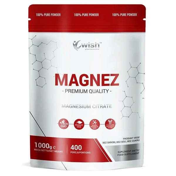 WISH Magnez Magnesium Citrate, 1000 g
