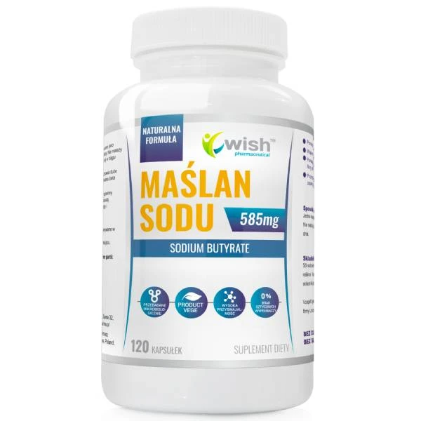 WISH Maślan Sodu, 120 kaps.