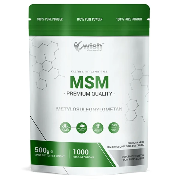 WISH MSM Siarka Organiczna, 500 g