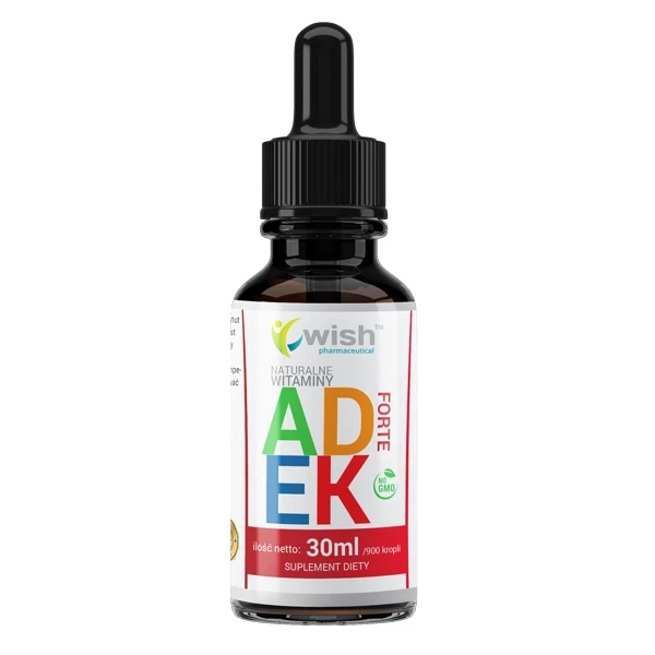 WISH Witamina ADEK forte w kroplach, 30ml